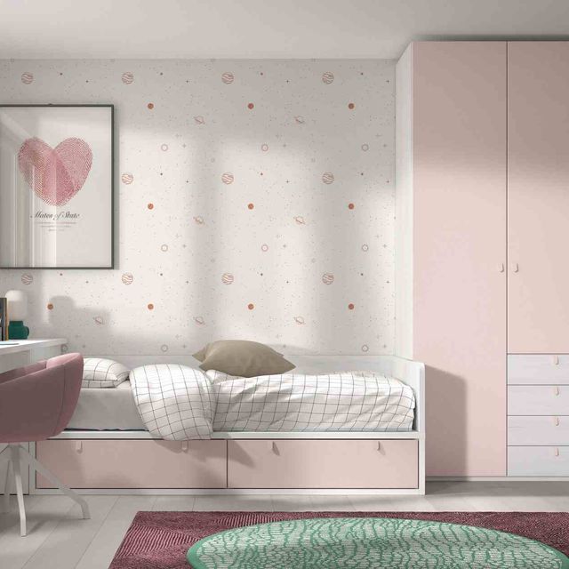 dormitorio con corazón